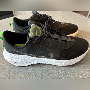 Men’s Nike Crater Impact Shoes Black Iron Gray White Sneakers DB2477-001 10.5